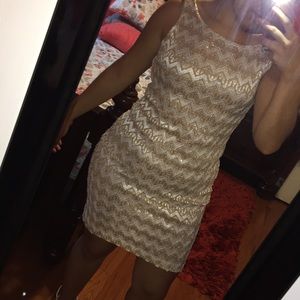 Gold and cream color dress✨